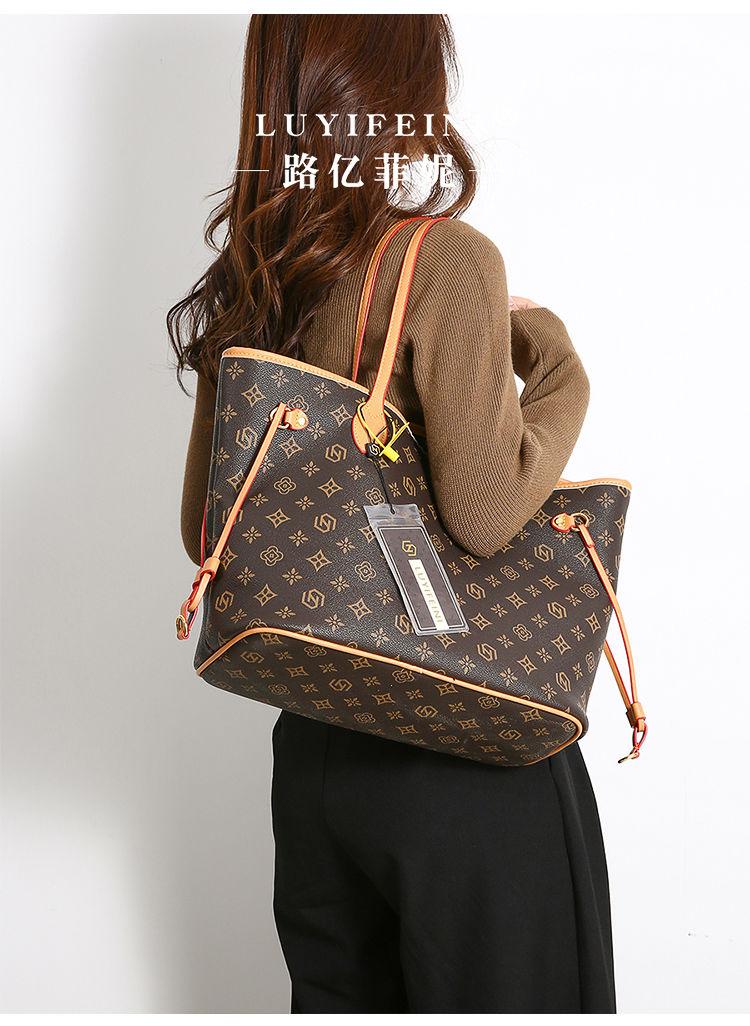 Product Introduction of Túi Tote Cầm Tay Hong Kong, Giá Cả Phải Chăng, Sang Trọng, Cao Cấp, Phong Cách Cổ Điển Da Thật, Thời Trang, Dễ Phối Đồ Thích Hợp Đi Lại, Dung Lượng Lớn, Không Thấm Nước, Túi Đeo Vai Nữ 23