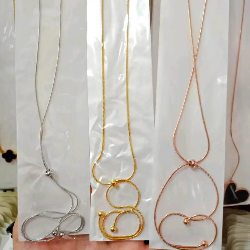 kalung serut titanium polos 0