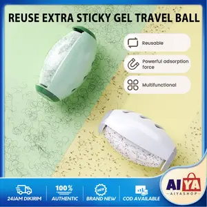 Sticky Lint Roller / Alat Pembersih Debu Kotoran Bulu Rambut Benang / Washable Sticky Lint Brush / Rol Sikat Pengangkat Serat Di Pakaian Remover Multifungsi