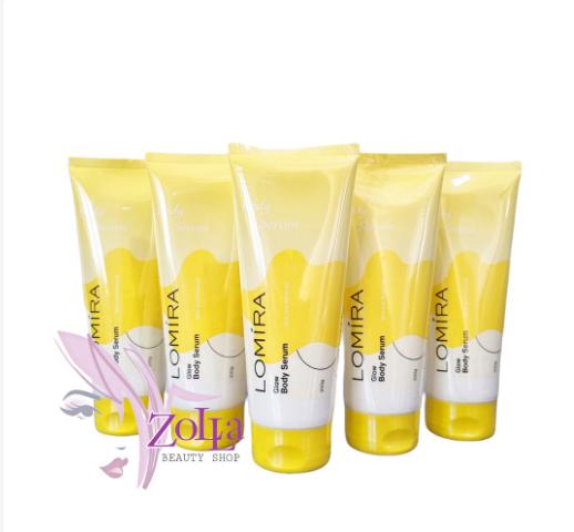 Product Introduction of Lomira Glow Body Serum Lotion 200gr Moisturizer BPOM Vitamin Merawat Dan Mencerahkan Kulit Kering Kusam Perawatan Extract Untuk Tangan dan Body Niacinamide Tubuh Hitam Berminyak Memudarkan Hand 20