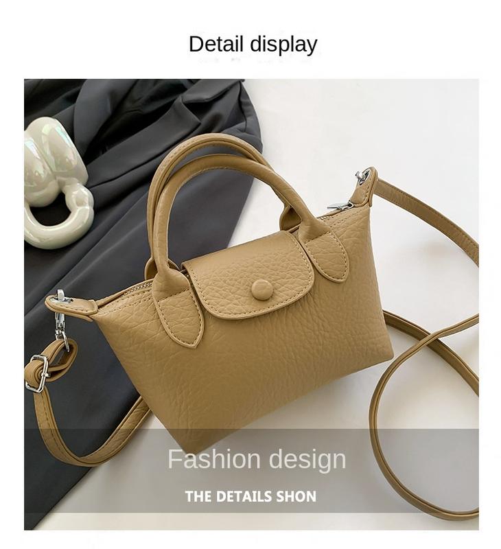 Product Introduction of New Niche Design Crossbody Small Bag Fashion All-Match Handbag Casual Shoulder Bucket Bag Women's Bag 1