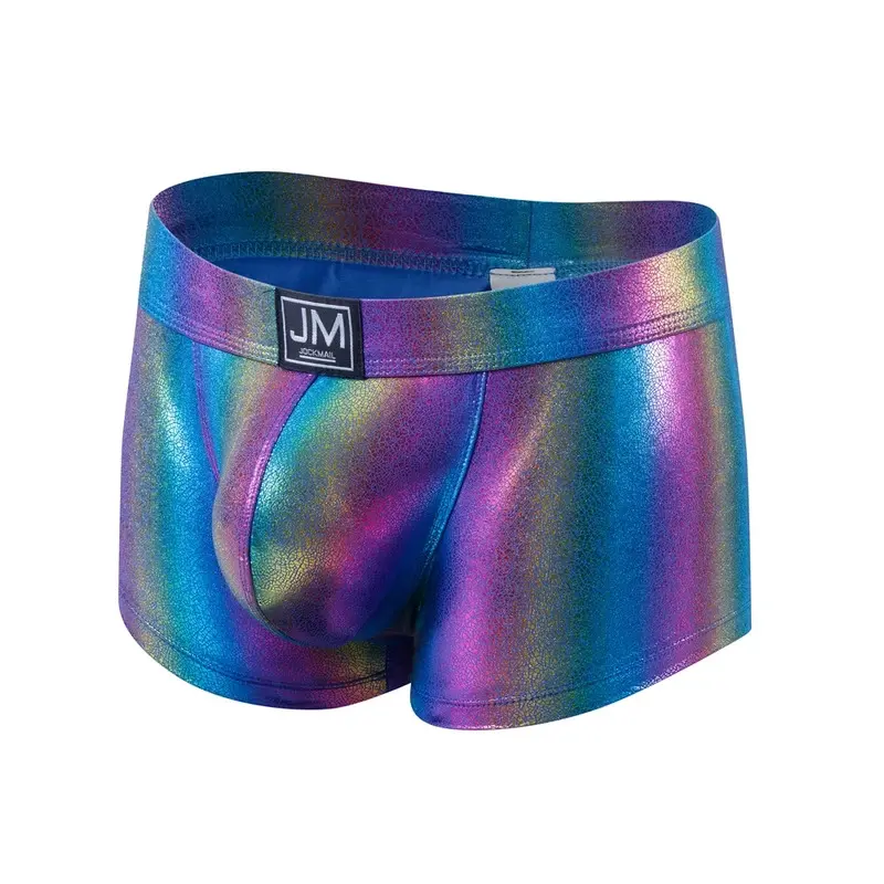 Men Underwear & Swimwear All-in-one Men's Beach Trunks Swimwear Swimsuit Shorts Boxer Briefs Summer Trunk Beach Shorts Rainbow 0