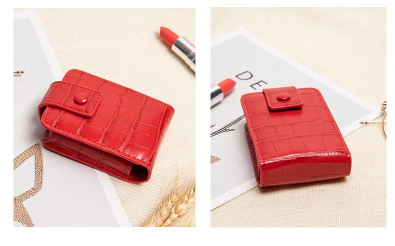 Product Introduction of Make Up Bags for Women Lipstick Cosmetic Bag with Mirror Travel Makeup Bag PU Mini Toiletry Organizer Pouch Storage косметичка 5