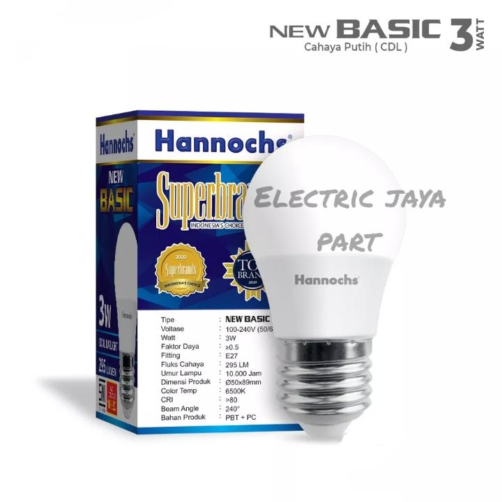 Hannochs Lampu LED New Basic 3 Watt / Led Hannochs 3 Watt 2