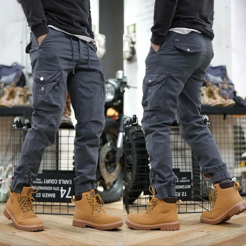 Quần kaki túi hộp gấu khóa điều chỉnh TSstore69 bo chun chất kaki dày dặn phong cách khỏe khoắn - Pants, Menswear quan big size nam