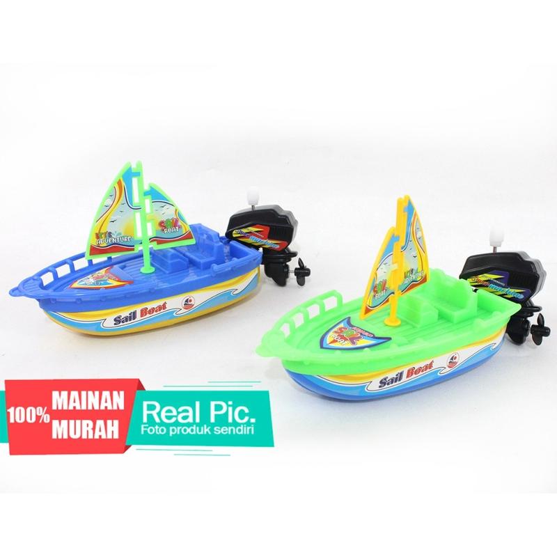 MAINAN ANAK MURAH PERAHU PRAHUAN AIR BOAT NATIONAL SPORT BU25 MAINAN PERAHU AIR PUTAR (BU 25) MAINAN SAIL BOAT FC 240PCS 3
