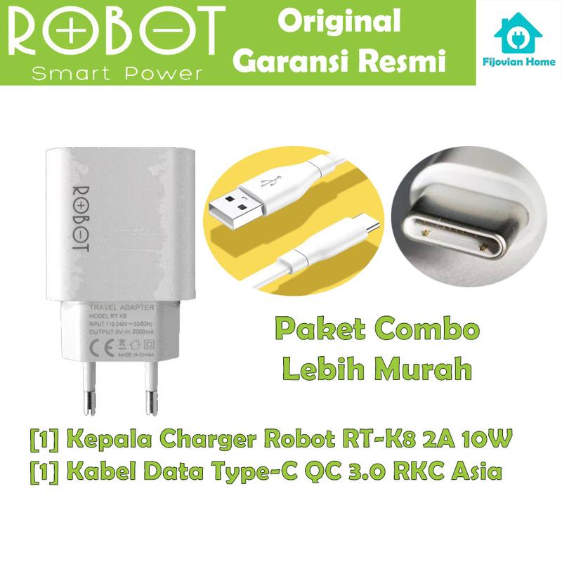 Product Introduction of Charger Robot RT-K8 2A 10W | Cocok Untuk Semua Merek Hp | Adaptor Kepala Casan Tanpa Kabel | Fast Charging | Original | Murah 2