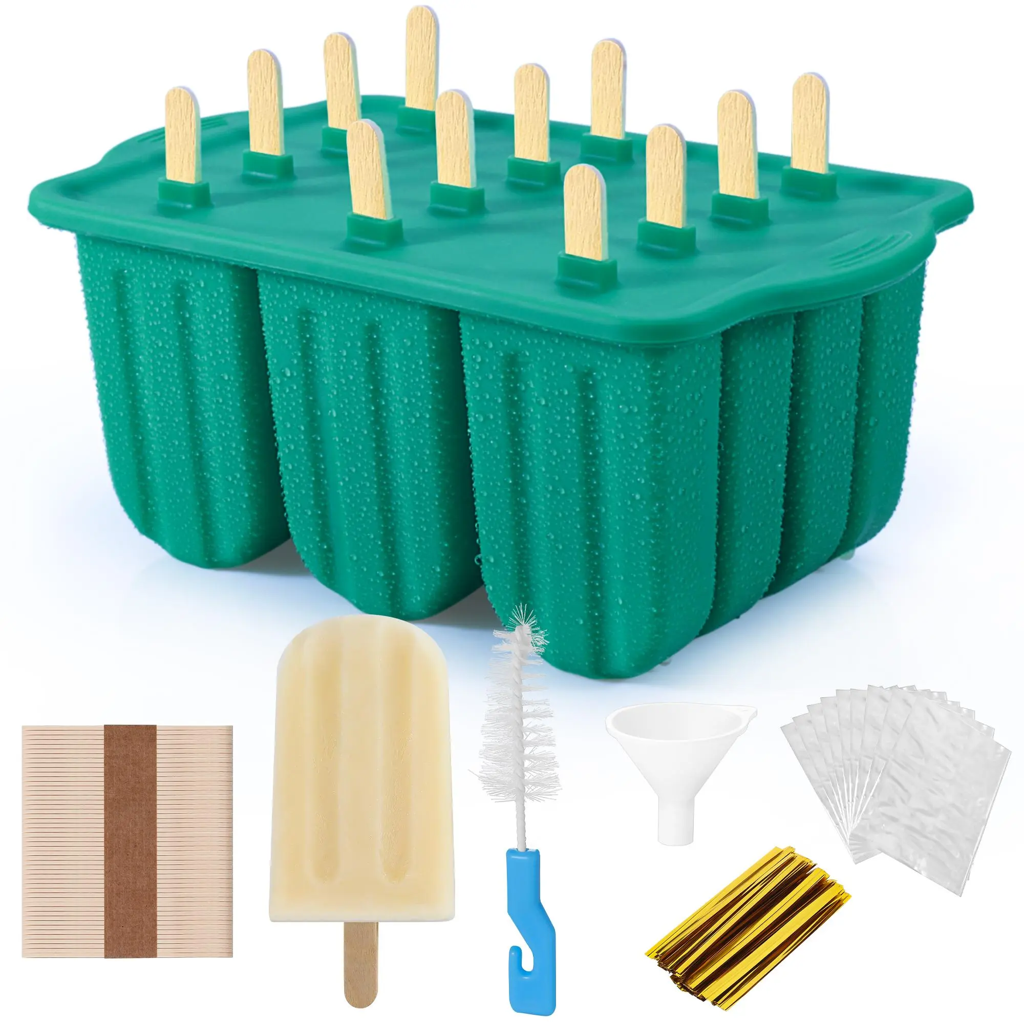 Silicone Ice Cream Mold, 1 Set Ice Cream Maker Mold, Ice Cream Maker Mold, Kitchen Utensils & Gadgets