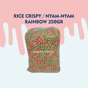 Rice crispy warna 250gr / bola nyam-nyam