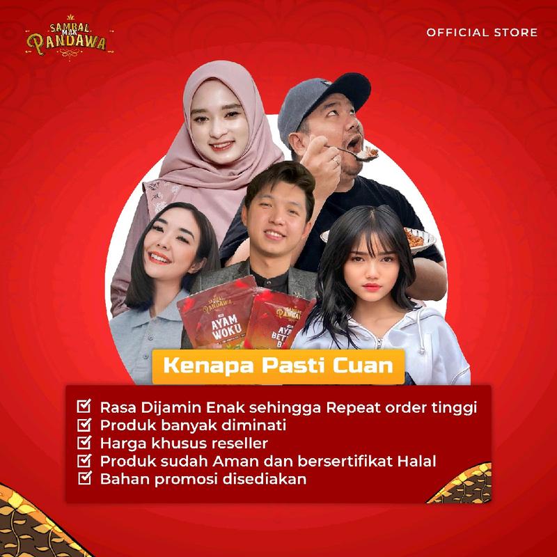 Paket Risseler Pengusaha isi 30 -Sambal Mak Pandawa 1