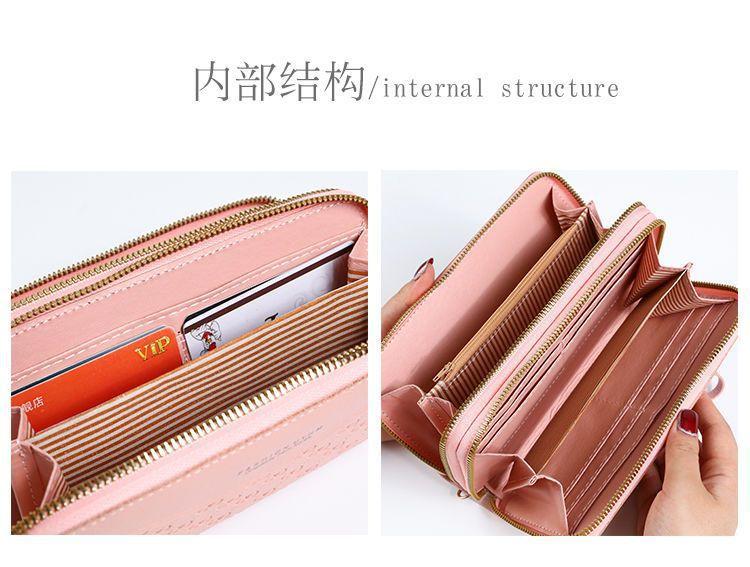 Product Introduction of Dompet Panjang Wanita, 2023 Ketibaan Baru, dengan Zip, Dompet Syiling, Pelbagai Fungsi, Kapasiti Besar, Reka Bentuk Mudah, Slot Kad Berbilang, Pemegang Kad 3