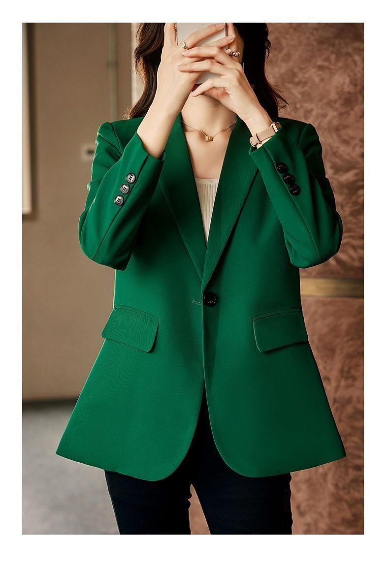 Product Introduction of Áo Khoác Vest, Dành Cho Nữ, Hàng Mới Về Mùa Xuân Năm 2024, Phong Cách Hàn Quốc, Dáng Ôm, Dễ Phối Đồ Dáng Rộng Vừa Vặn, Dài Tay, Áo Khoác Phong Cách Anh Quốc, Áo Khoác Nữ 14