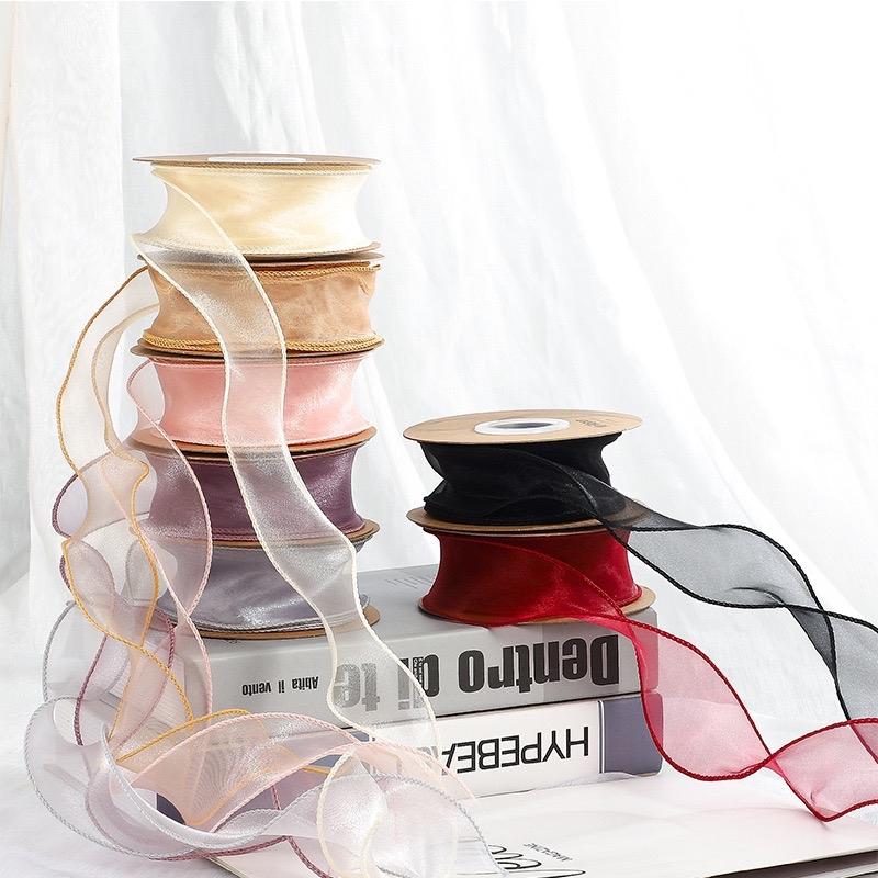 Ruy băng voan sóng nước (Lẻ met) - thương hiệu uy tín