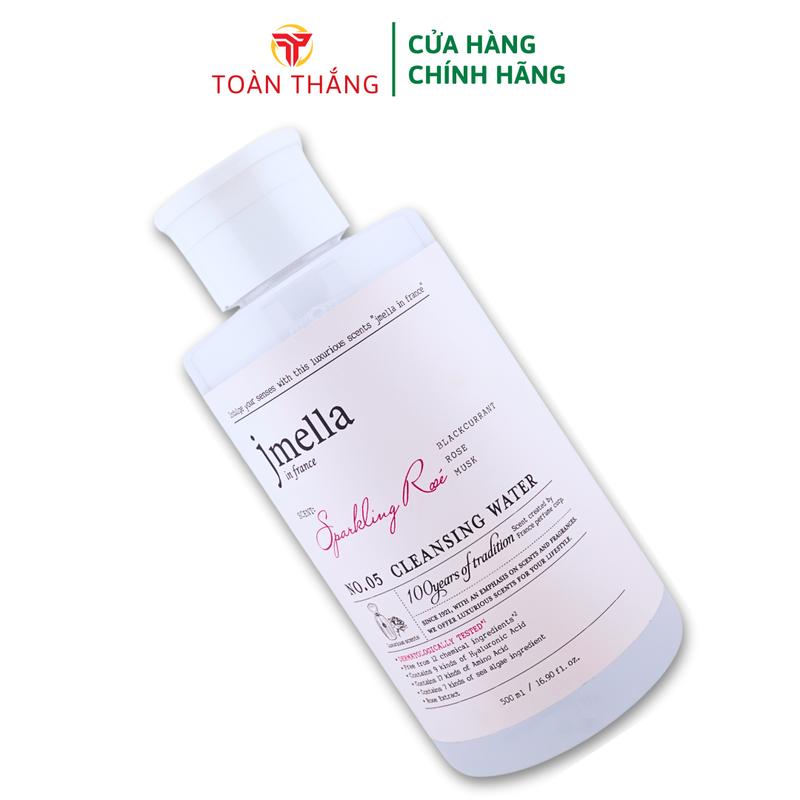 1 Chai Nước Tẩy Trang Nắp Ấn 500ml Chiết Xuất Từ Hoa Hồng J.m.e.l.l.a Hàn Quốc Mã SP001756