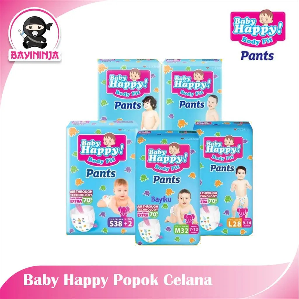 Baby Happy Body Fit Popok Bayi Tipe Celana