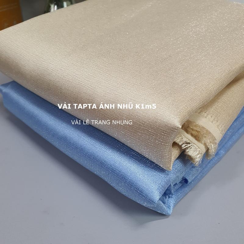 Vải Tapta Ánh Nhũ Khổ 1m5 - May váy đầm thời trang 2