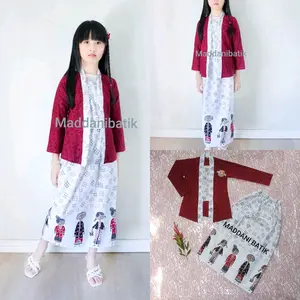 #MerahputihKEBAYA ANAK PEREMPUAN #KEBAYA KARTINI NUSANTARA Katun Fashion