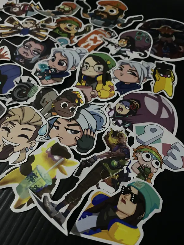 Stiker Pack Valorant spray 25pcs bisa untuk Laptop, Case Hp, Case PC, Binder, DLL foto paper stationery 3