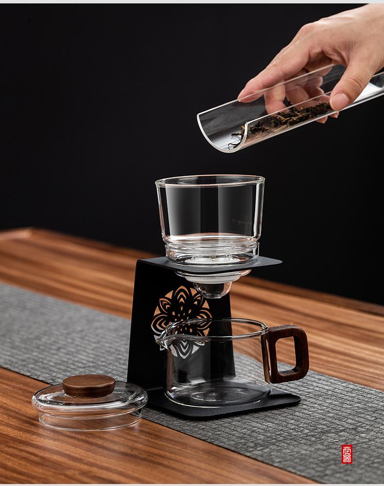 Product Introduction of Teapot making tea household 2025 new tea separator glass liner tea set elegant cup making teapot lazy tea set perfect  teapot 12