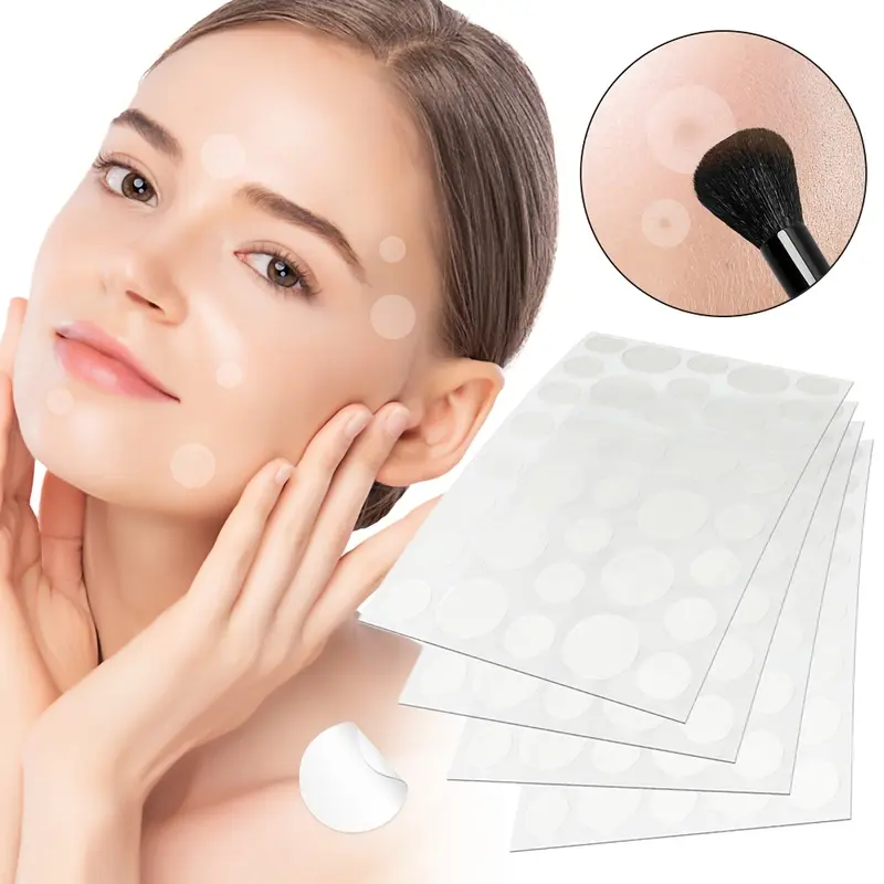 Miếng Dán Che Khuyết Điểm Trên Khuôn Mặt, 180 / 360 Chiếc, Miếng Dán Che Khuyết Điểm Vô Hình, Cầm Tay Và Dễ Sử Dụng, Dụng Cụ Chăm Sóc, Thích Hợp Để Sử Dụng Hàng Ngày Trước Khi Trang Điểm, Dụng Cụ Chăm Sóc Da Mặt, Quà Tặng Giáng Sinh 0