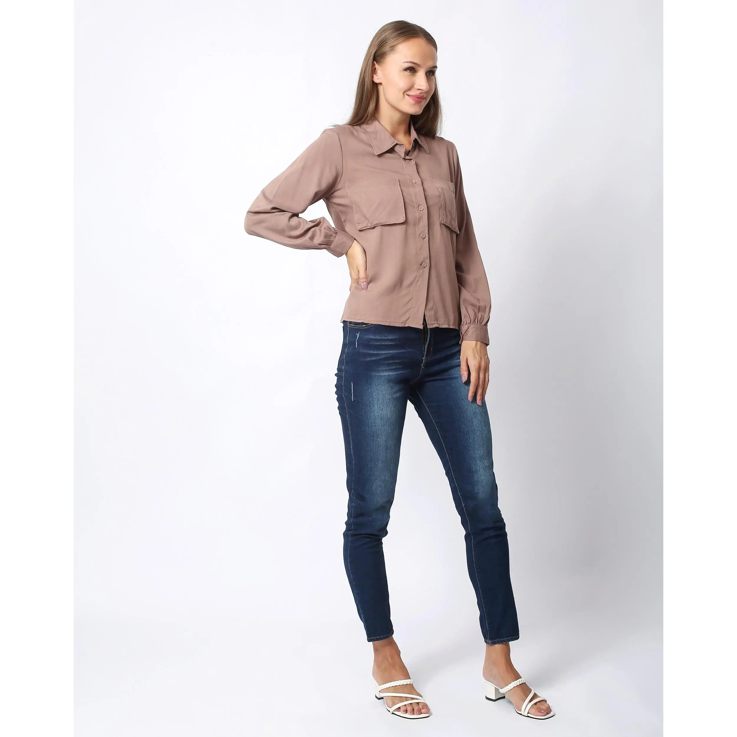 KEIZHA & SOLEHA Twilly Top - Blouse Kemeja Atasan Wanita Kerja Formal
