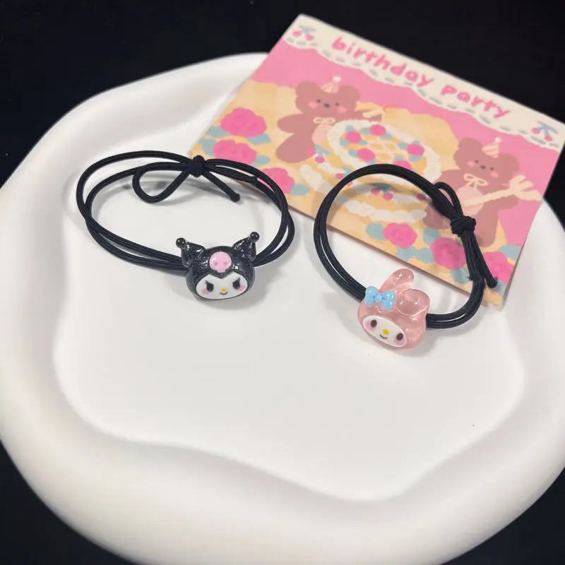 Cute Cartoon Small Animal Hair Band Sweet Student Small Rubber Band Dog Head Rope Women's Hair Accessories Small Gift