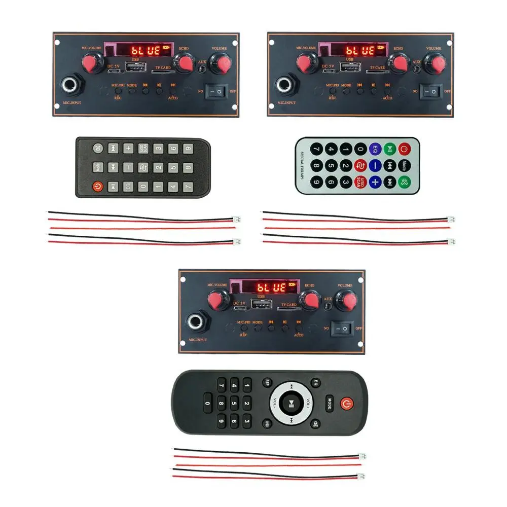 Bảng Mạch Giải Mã Âm Thanh, Điều Khiển Từ Xa, Hỗ Trợ USB, AUX Và TF, Module Âm Thanh Nhạc Đài FM