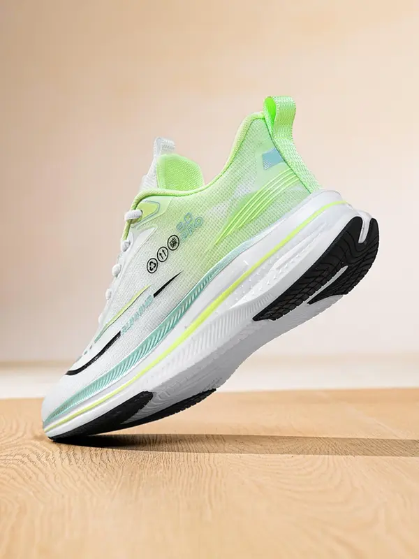 Unisex Colorblock Letter Print Lace Up Running Shoes, Casual Sporty Breathable Comfortable Sneakers, Trendy All-match Sneakers for Daily Wear 3