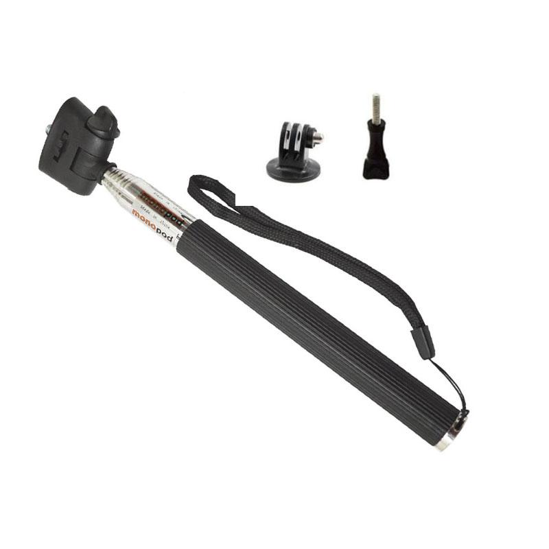 Product Introduction of Selfie Stick Monopod for Gopro Hero 12 11 10 9 8 7 6 5 4 Session 3 SJCAM EKEN Extendable Handheld Monopod for Go Pro DBPOWER 10