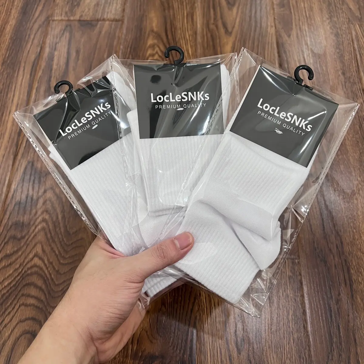 [LocLeSNKs] Tất Trắng Trơn Cotton Co Dãn 4 Chiều