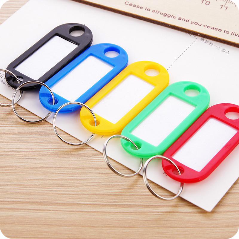 [DWCORNER] Gantungan Kunci Label Tag Gantungan Kuci Label Nama Keychain Ring Name Tag 1