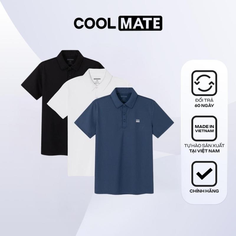  Combo 3 Áo Polo thể thao nam ProMax-S1 Logo thoáng khí - Coolmate 