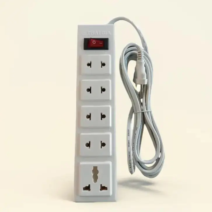 Ổ Cắm Điện 5 Ổ Cắm, Dây Dài 3 Mét Siêu Bền