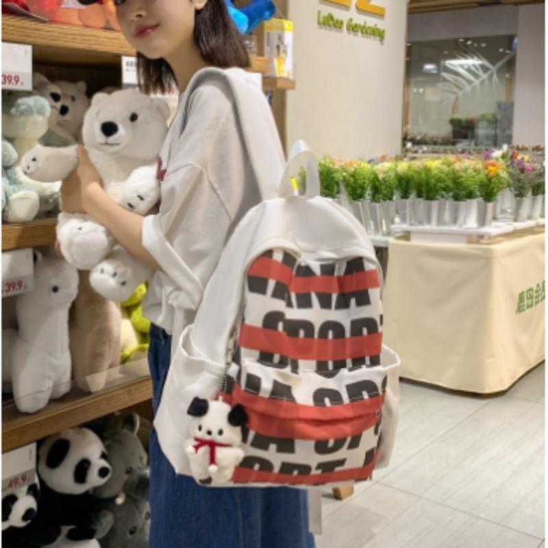 Product Introduction of New American backpack female students original printed backpack trend schoolbag male students 12