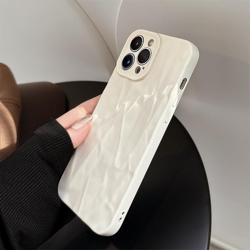 Product Introduction of Ốp Điện Thoại Xếp Ly, Nhạy Cảm Với Da, Dành Cho Apple 15Promax, 13, Iphone12 Đơn Giản, Cao Cấp, 14 Bao Gồm Tất Cả, Xr Mềm Phụ Kiện 6