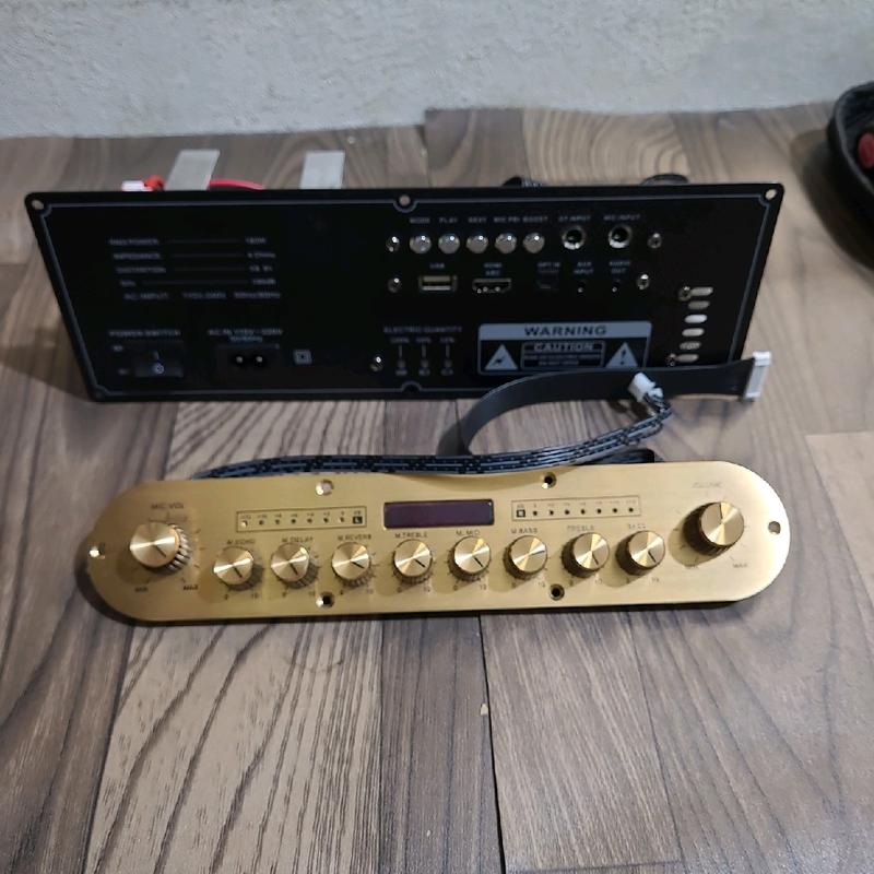  Mạch Loa Kéo K18 Công Suất 180W  Ra 2 Bass 90×2 Đầy Đủ Phụ Kiện  Dây 