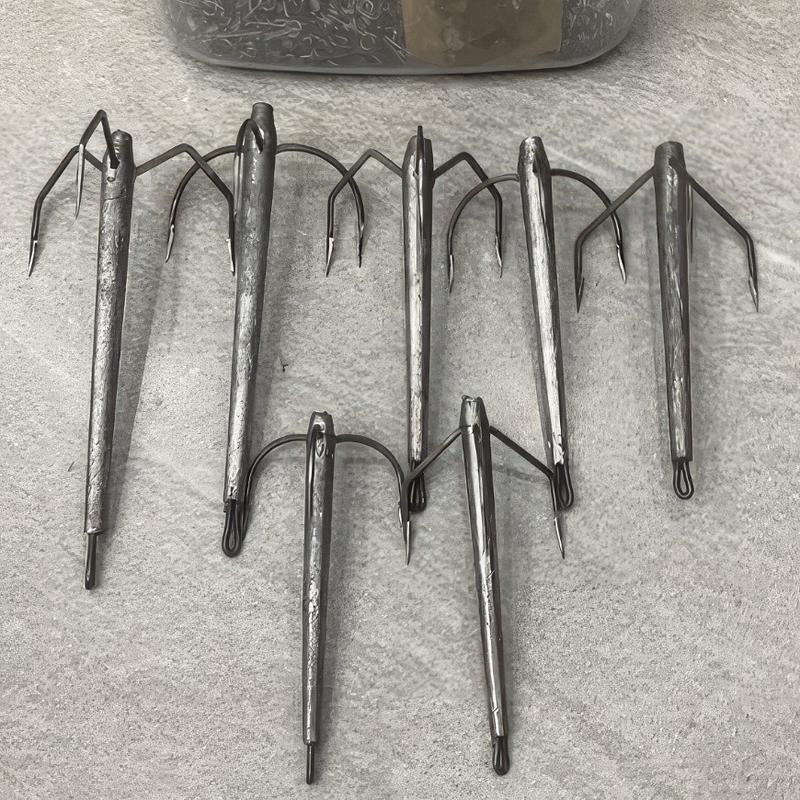 Lưỡi Câu 3 Tiêu Hàng Thửa Đủ Kích Cỡ 40g - 50g - 70g Nhiều Dáng Lưỡi Khác Nhau Hùng Ba Tiêu Thép 2 Li Mũi Mác Ngạnh Nhỏ Tải Cá Khỏe-Lưỡi Câu Cá Lớn Fishing Câu Cá Bắt Cá 3 tiêu dính cá phụ kiện câu cá