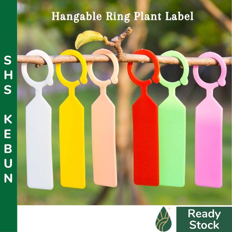 Hangable Ring Shape 1PC Plant Label Plastic Plant Tagging Fruit Tag ...