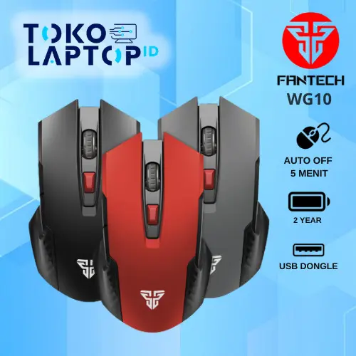 Fantech WG10 Raigor Gaming Wireless Mouse Garansi Resmi Baterai
