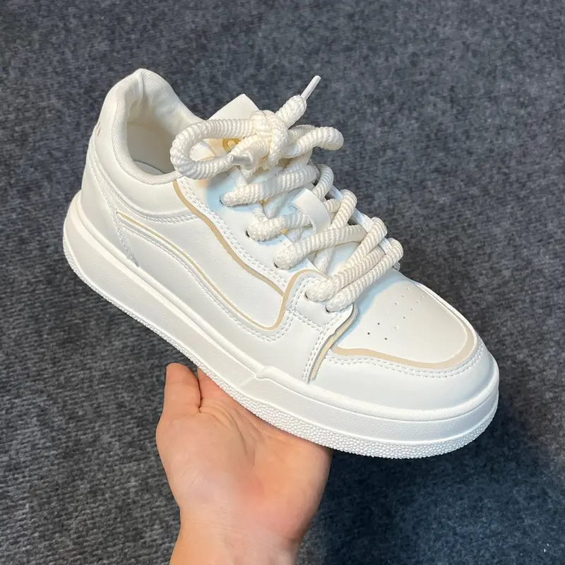 Giày Thể Thao Nam Nữ Thời Trang , Mã 025 , Đế Cao 2 Phân Nhẹ Êm , Thoáng Khí Sneaker Shoes 2