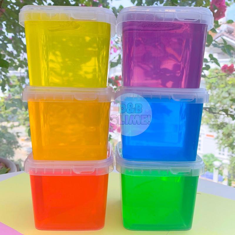 Slime Trong Nhiều Màu Hũ 500ml Cao Cấp Loại Đẹp - Đồ Chơi Slime khổng lồ Dẻo Ma Thuật Trong Suốt Nhiều Màu Sắc
