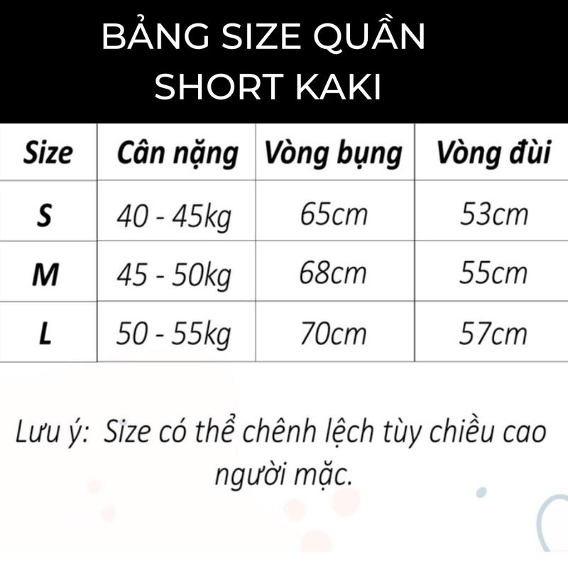 Product Introduction of Quần đùi nữ lưng cao chất vải kaki co dãn nhẹ hack dáng phong cách basic dễ phối đồ BBKK1 Trắng Women Pants Jean Nhung 0