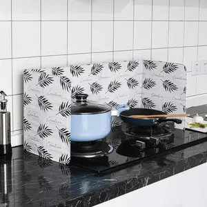 LuxeBag Pelindung Penutup Kompor Aluminium Anti Api Cipratan Minyak Alat Dapur R1221