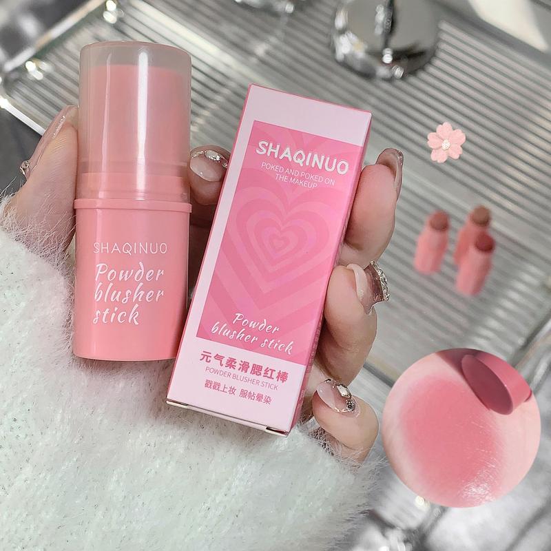 Product Introduction of Natural Cheek Blush Stick Moisturizing Blusher Balm Blush Waterproof Sticks Peach Nourish Contour Eyeshadow Rouge Blush Makeup 3