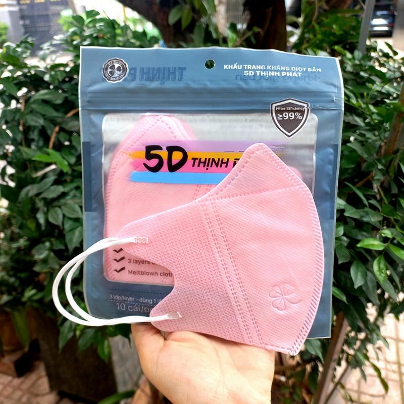 Thùng 100 chiếc Khẩu trang 5D Thịnh Phát 3 lớp kháng khuẩn form ôm Phụ Kiện Accessories Women khautrang dinang face  khẩu 6