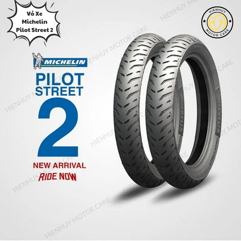 Vỏ lốp xe máy MICHELIN Pilot Street 2 không ruột nhiều kích thước 60 70 80 90 100 110 120 130 140 150 14 17 dành cho xe số, xe côn tay, xe tay ga - Phụ Tùng Phụ Kiện 4