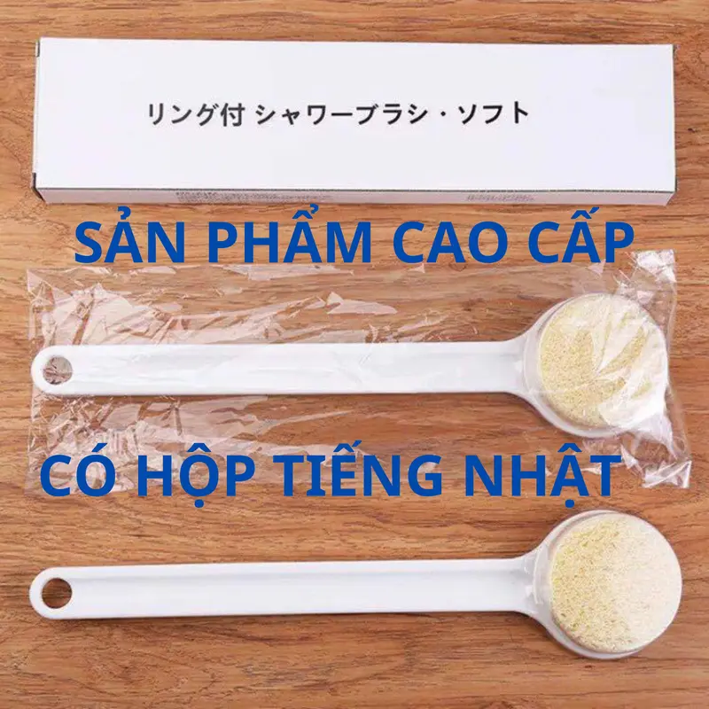 Dụng cụ tắm Cọ lưng dành cho làn da sạch sẽ nhật bản 3