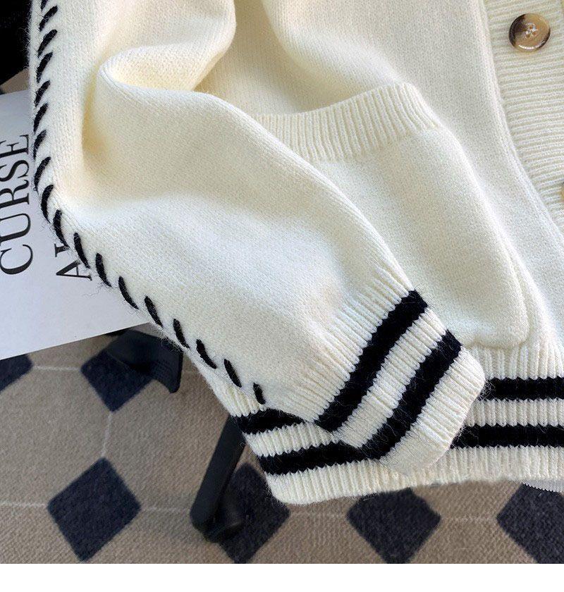 Product Introduction of Áo Cardigan Len, Quần Áo Nữ, Dáng Rộng Vừa Vặn, Phong Cách Nhẹ Nhàng, Áo Dệt Kim, Hàng Mới Về Đầu Xuân 2024 6