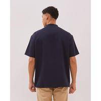 Gambar AMK Kemeja Koko Pria Lengan Pendek KK BB Mali Ss Navy Blue - S dari AMK Store Kab. Karanganyar 3 Tokopedia