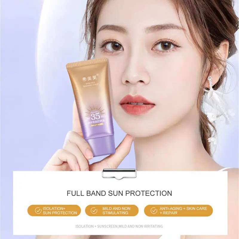 Snow Face Sunscreen Lotion SPF35 PA+++ Sun Cream For Men And Women Moisturizing  Refreshing Summer Skin Protection Care